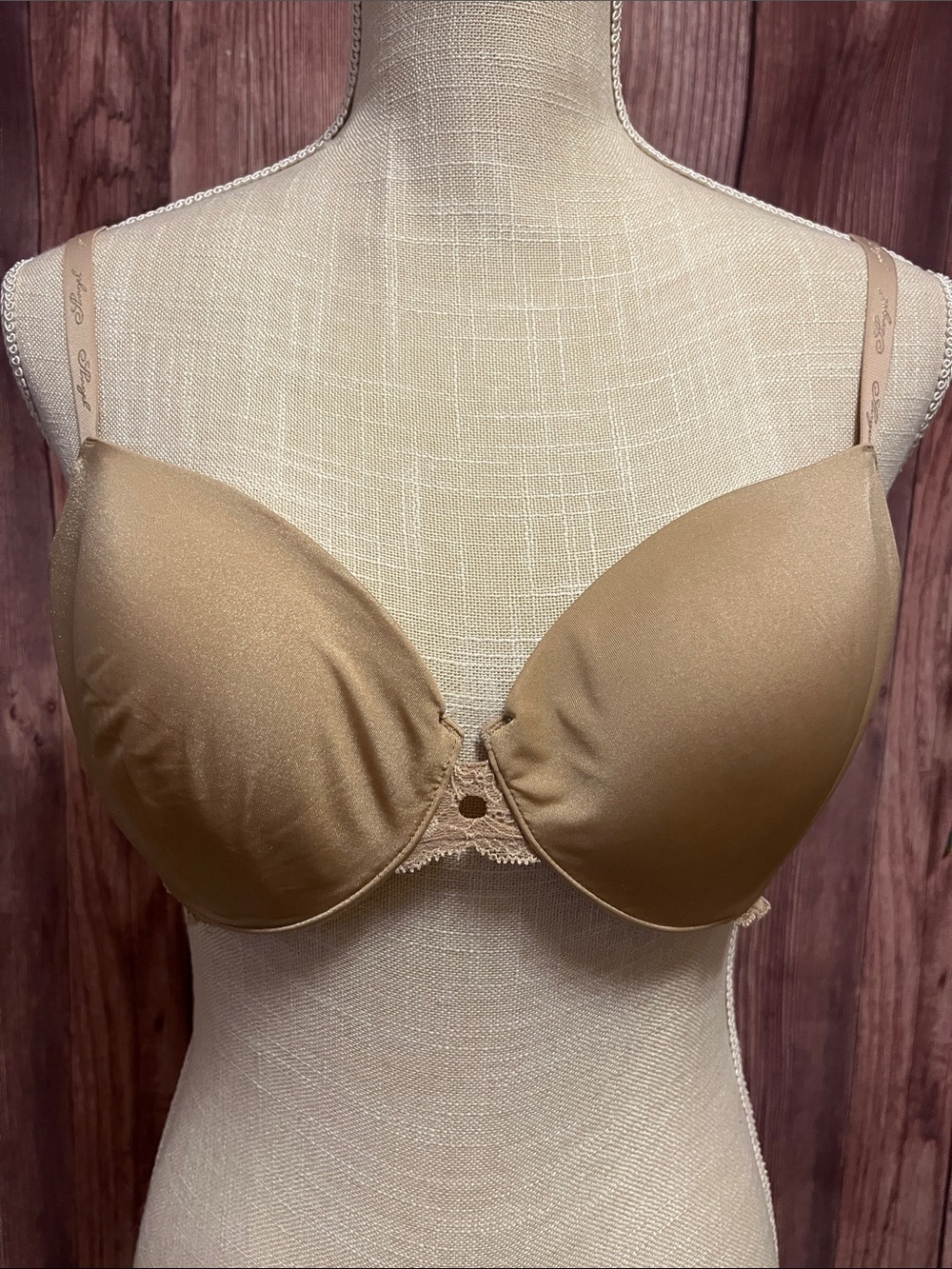 Victoria’s Secret Angels IPEX Nude T-Shirt Bra with Lace Trim 38C